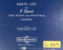 Gould & Eberhardt-Gould and Eberhardt 8 Speed, Tool Room and Industrial Shapers, Parts List Manual-8 Speed-01